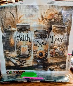 Faith Hope & Love Diamond Painting Complete KIT whatmost