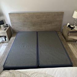King Size Bed Box Spring For Sale.  BOX SPRING ONLY!