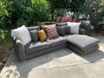 Mario Capasa Feathers Sectional – Cloud Style w/ Chaise (110”)