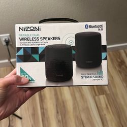Nizoni Pairable Dule Wireless Speakers