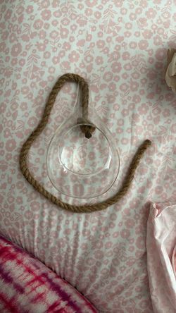 Two Decorative Hanging Glass Bulbs