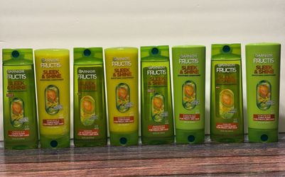 Garnier Fructis Sleek & Shine Shampoo  Conditioner  - $3 cada uno - $3 each