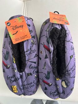 Disney Hocus Pocus Slippers Size 4-10