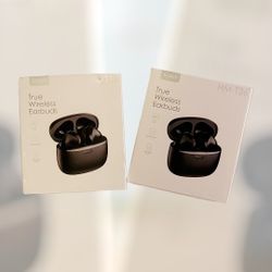 Two (2) True Wireless Bluetooth Noise Reduction Earbuds - T36