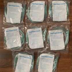 Adult Nasal Oxygen Cannula CE 0197-      8 Individual Use Packs