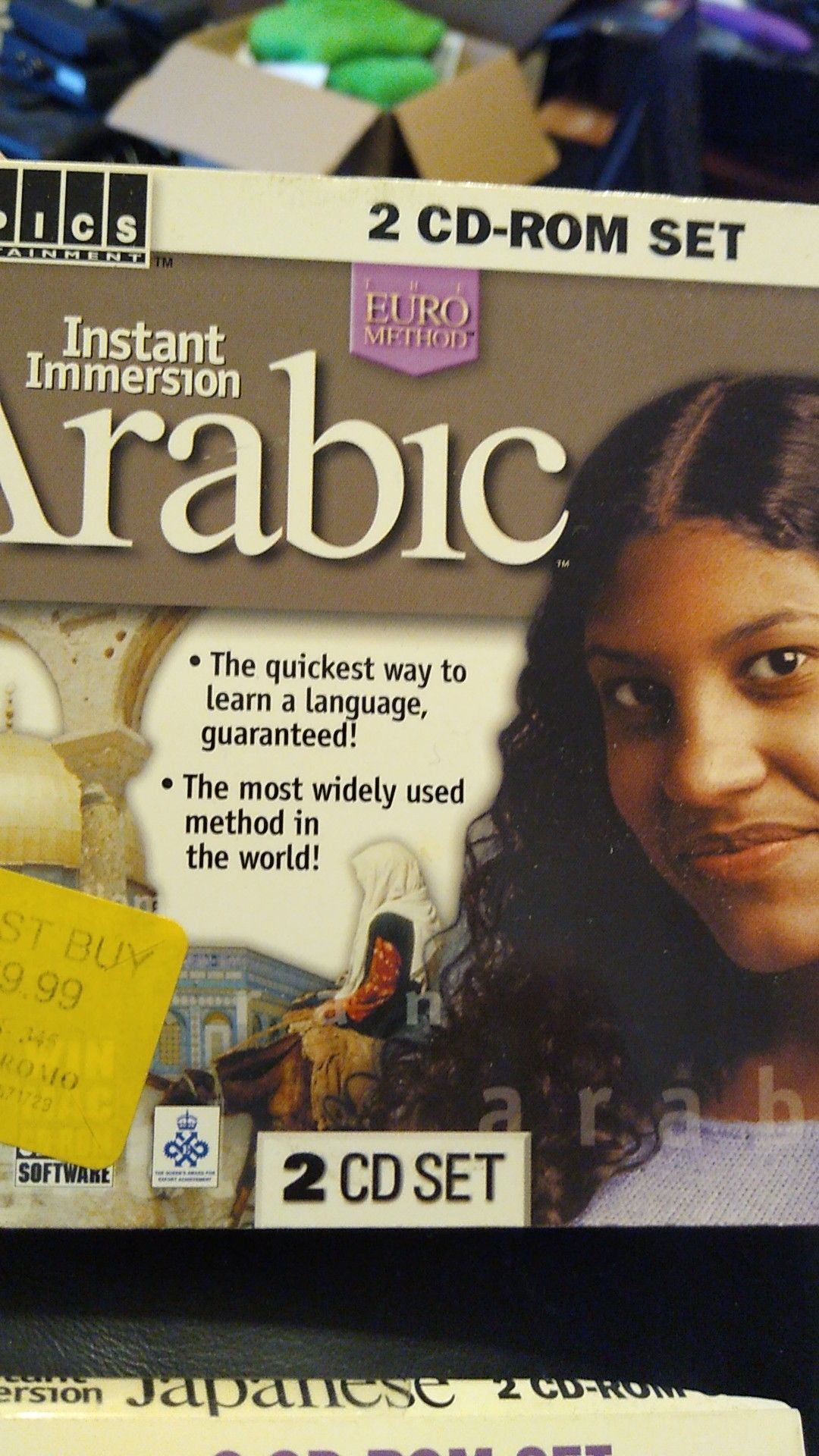 Arabic and Japanese language sets.... Complete