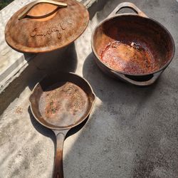Rusted cast iron
