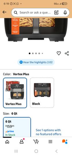 Instant Pot Vortex 6qts USED LIKE NEW