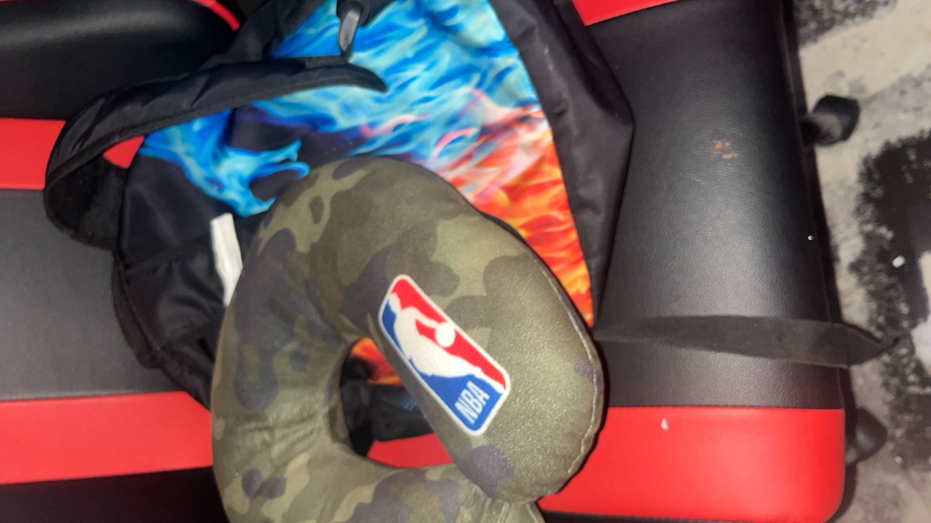 Backpack And Neck Pillow