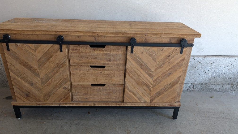 Entertainment Center TV Console Stand Storage