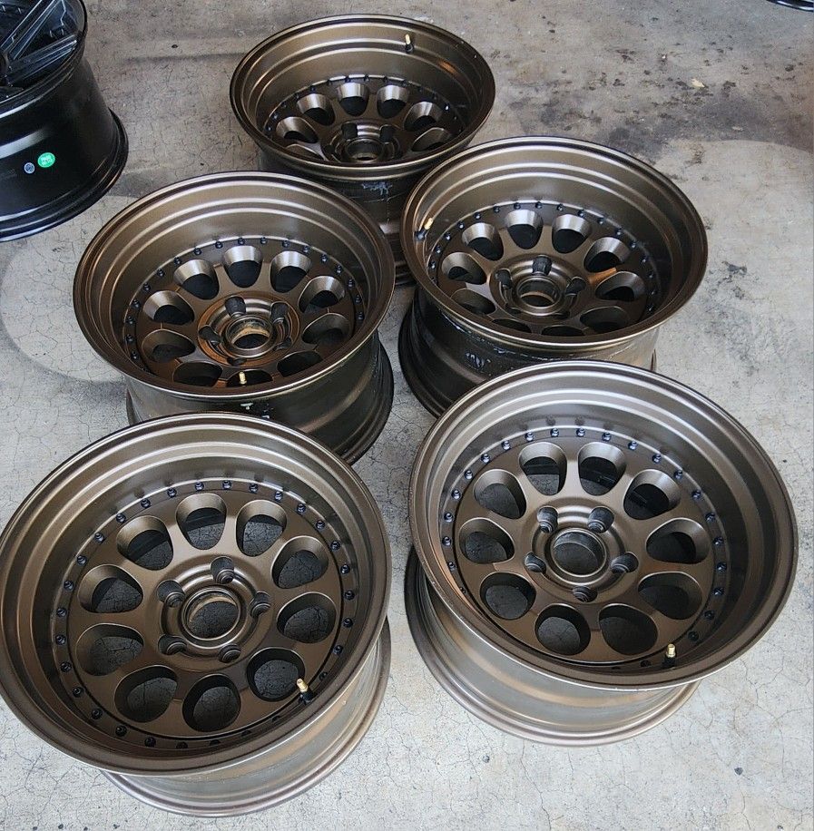 SCS RS10 Matte Dark Bronze 5x5 17x9 Jeep -38 Offset