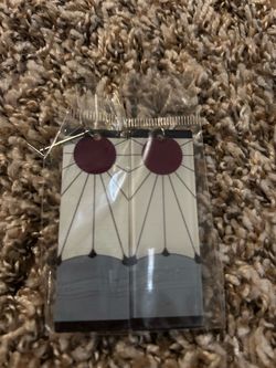 Demon Slayer Tanjiros HanafudaEarrings