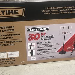 30” portable basketball court lifetime