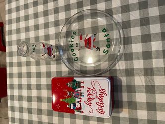 Christmas cookie plate