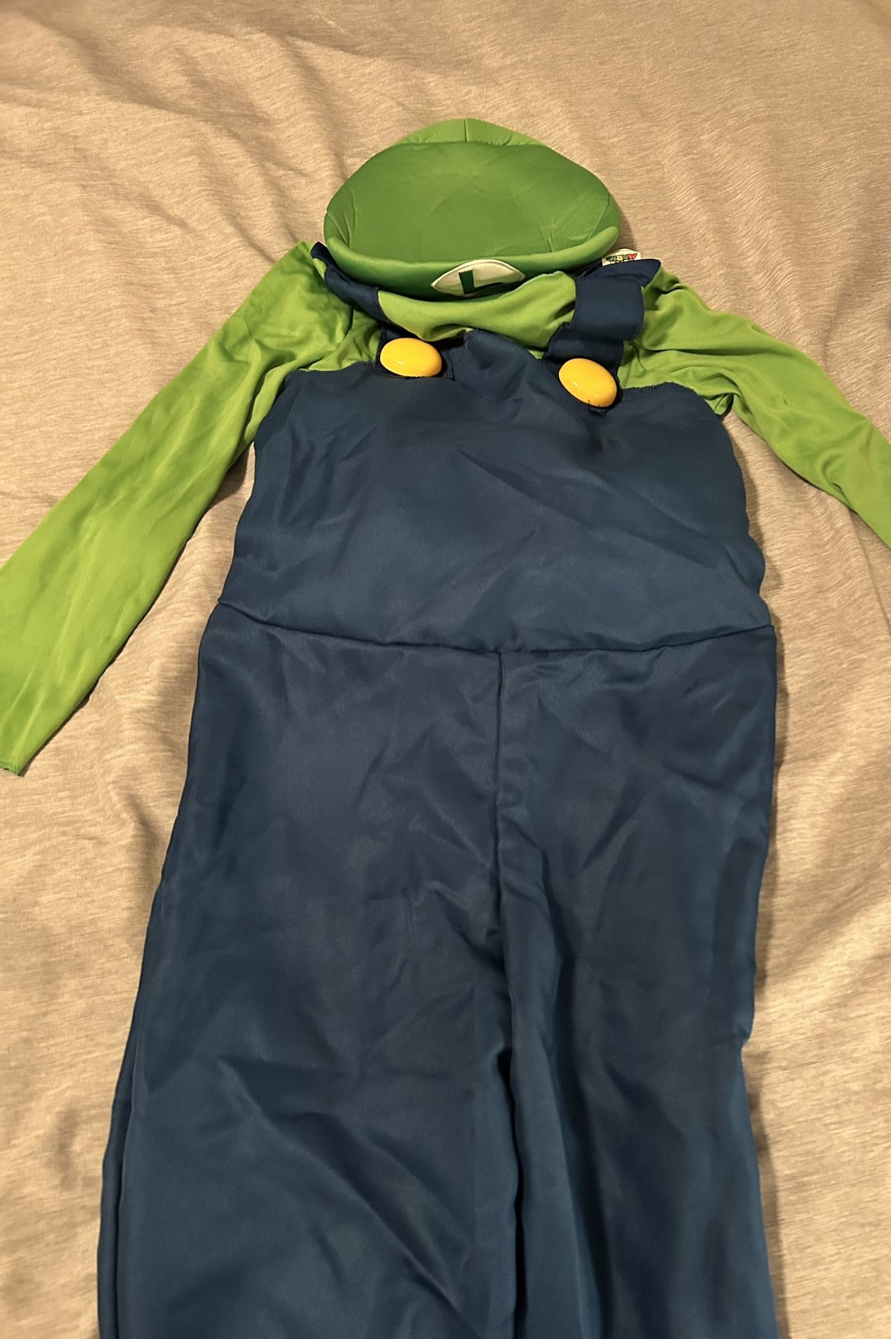 Luigi- Super Mario Costume (L) 10-12