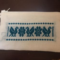 Bolsillo para maquillaje artesanal