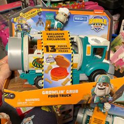 Paw Patrol Food, Truck, Rubble, And Crew Toy