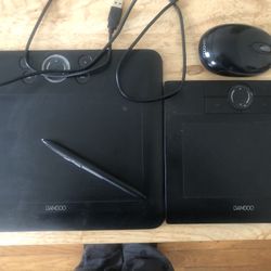 Wacom bamboo drawing tablets (medium and small)