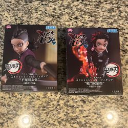 Demon Slayer Figures. Tanjiro And Genya