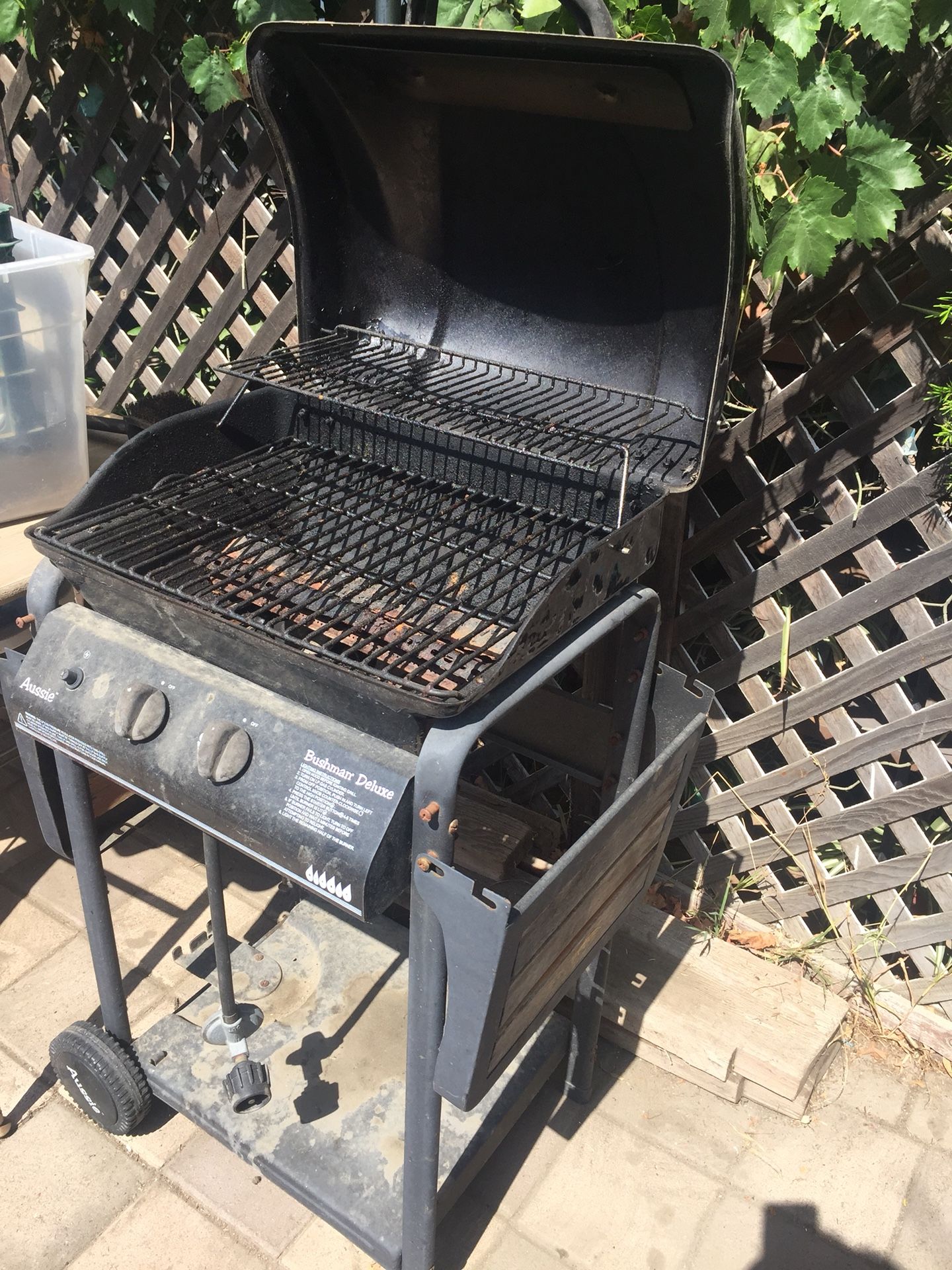 Bushman BBQ 🍗 Gas Grill ~ Aussie ~ Deluxe
