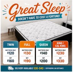 NEW IN PLASTIC MATTRESS
