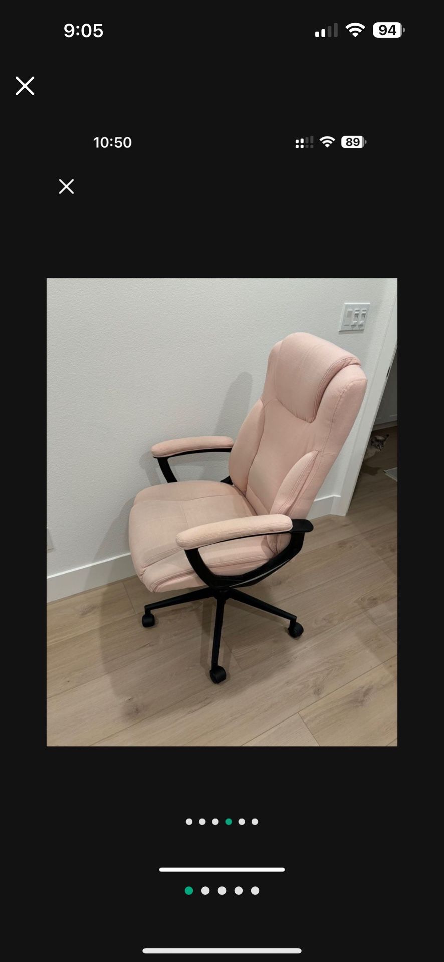Serta Pink Office Chair