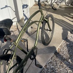 Green 7-speed Electra Beach Cruiser