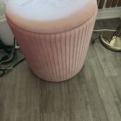 Pink Ottoman Storage