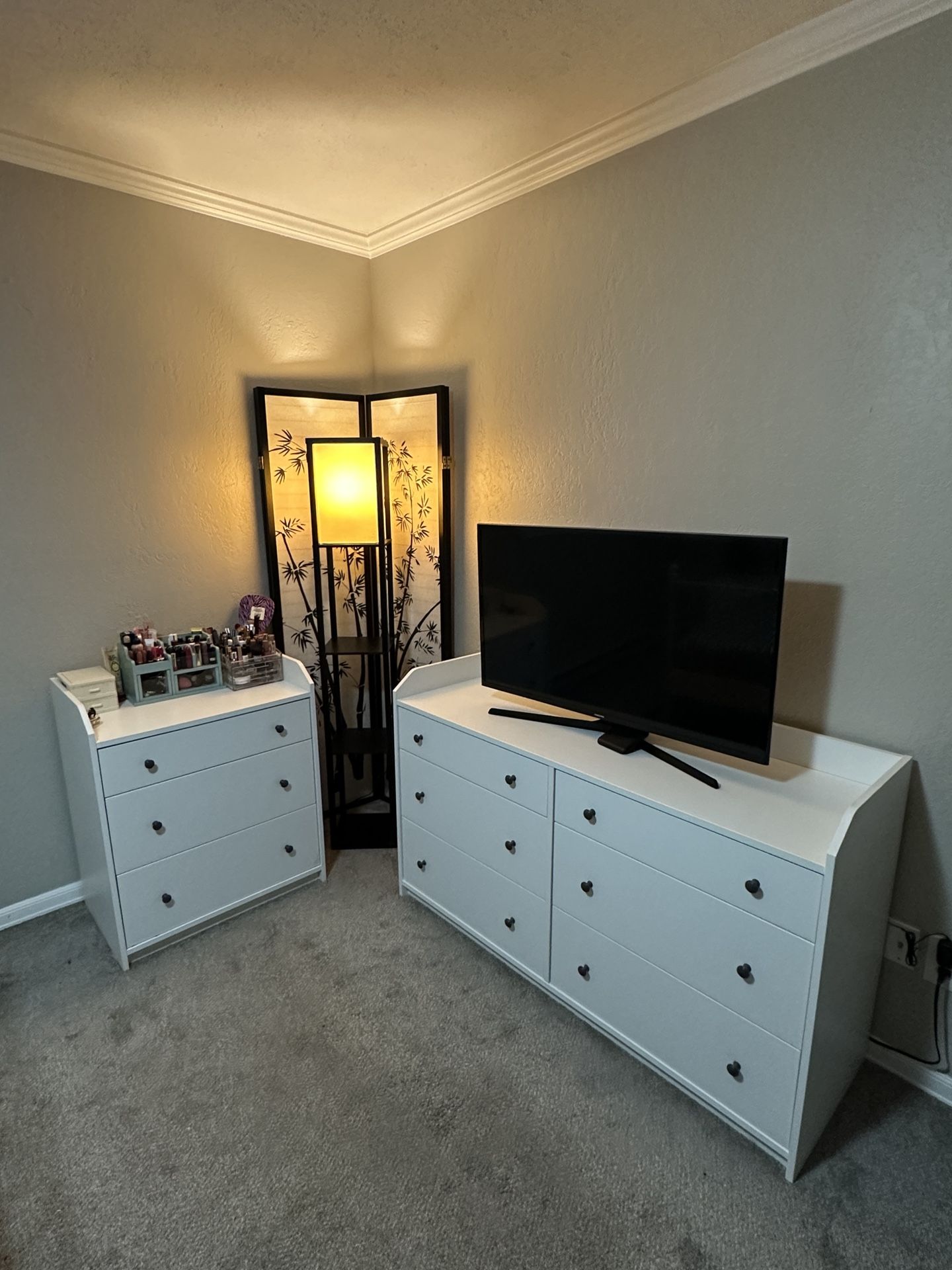 Ikea 3 drawer Hauga Dresser