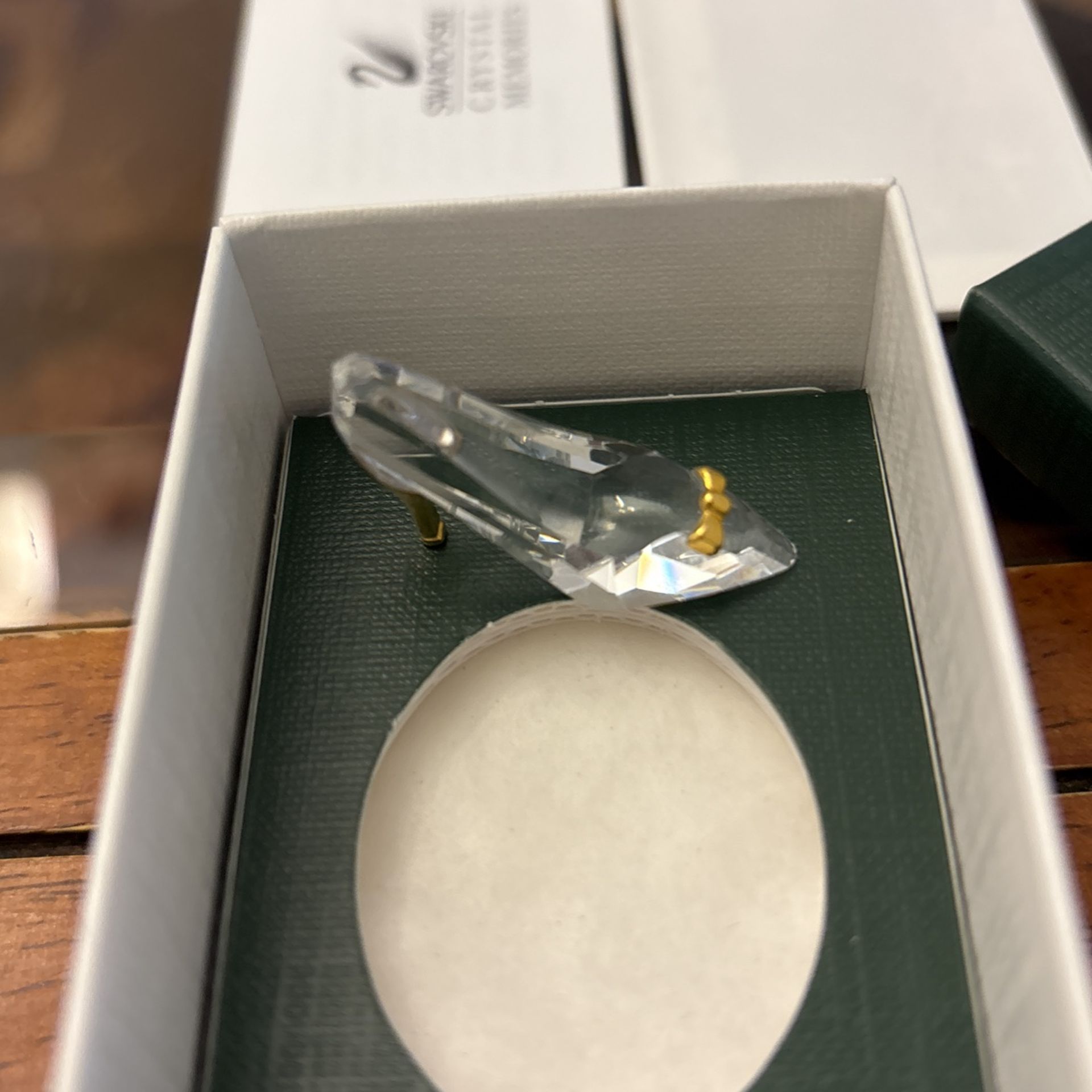Swarovski Crystal Memories Mini High Heeled Shoe Slipper 174031