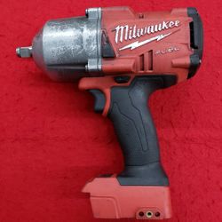 Milwaukee 2767-20 18V M18 FUEL Lithium-Ion Brushless 1/2" High Torque Impact Wrench - Tool Only - No Battery - No Charger - Working