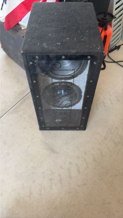 Jensen 10 inch subwoofer speaker box