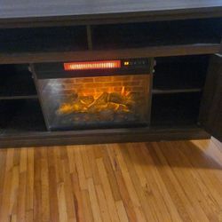 Entertainment Center W/ Fireplace 