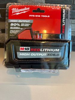 Milwaukee m18 battery  High output Xc6.0 new $80