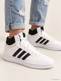 Adidas High-Top White Sneakers