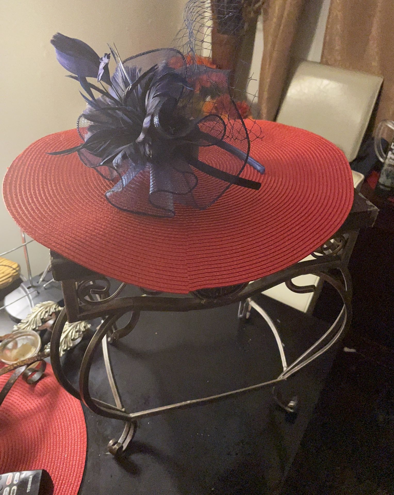 Blue  Kentucky  Derby Headband  Hat