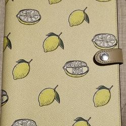 Coach Notebook With Lemon Print 