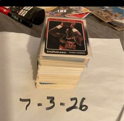 1988-89 Fleer Basketball lot. 134 cards including mark jackson rookies , and stars and 3 unchecked checklists with Jordan on them   Really good condit