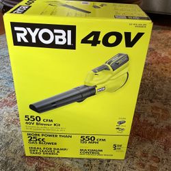 New Ryobi Leaf Blower