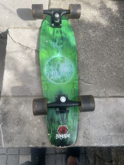 Body glove 27 inch skateboard wheel 65 mm 80a green board