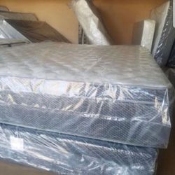 NEW QUEEN PILLOWTOP MATTRESS INCLUDES FONDATION BOXSPRING