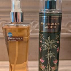 Bath And Body Works Fragrance Mists