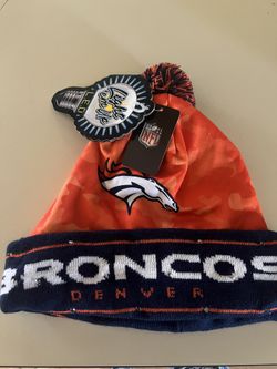 Denver Broncos Beanie- New With Tags