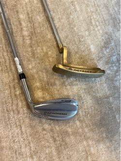 Golf clubs and covers