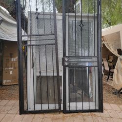 Metal Security Double Door ..... Brand New