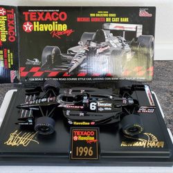 Collectors Texaco Die Cast 1996 Michael Andretti Bank