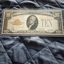 1928 $10 Gold Certificate