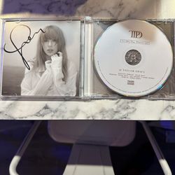 Taylor Swift The Tortured Poets Department Signed CD