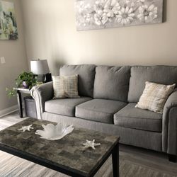 Cocktail Table And 2 End Tables