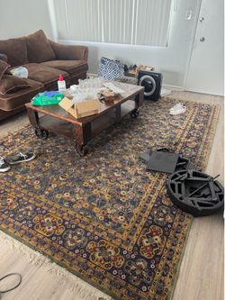 Large area Persian area carpet